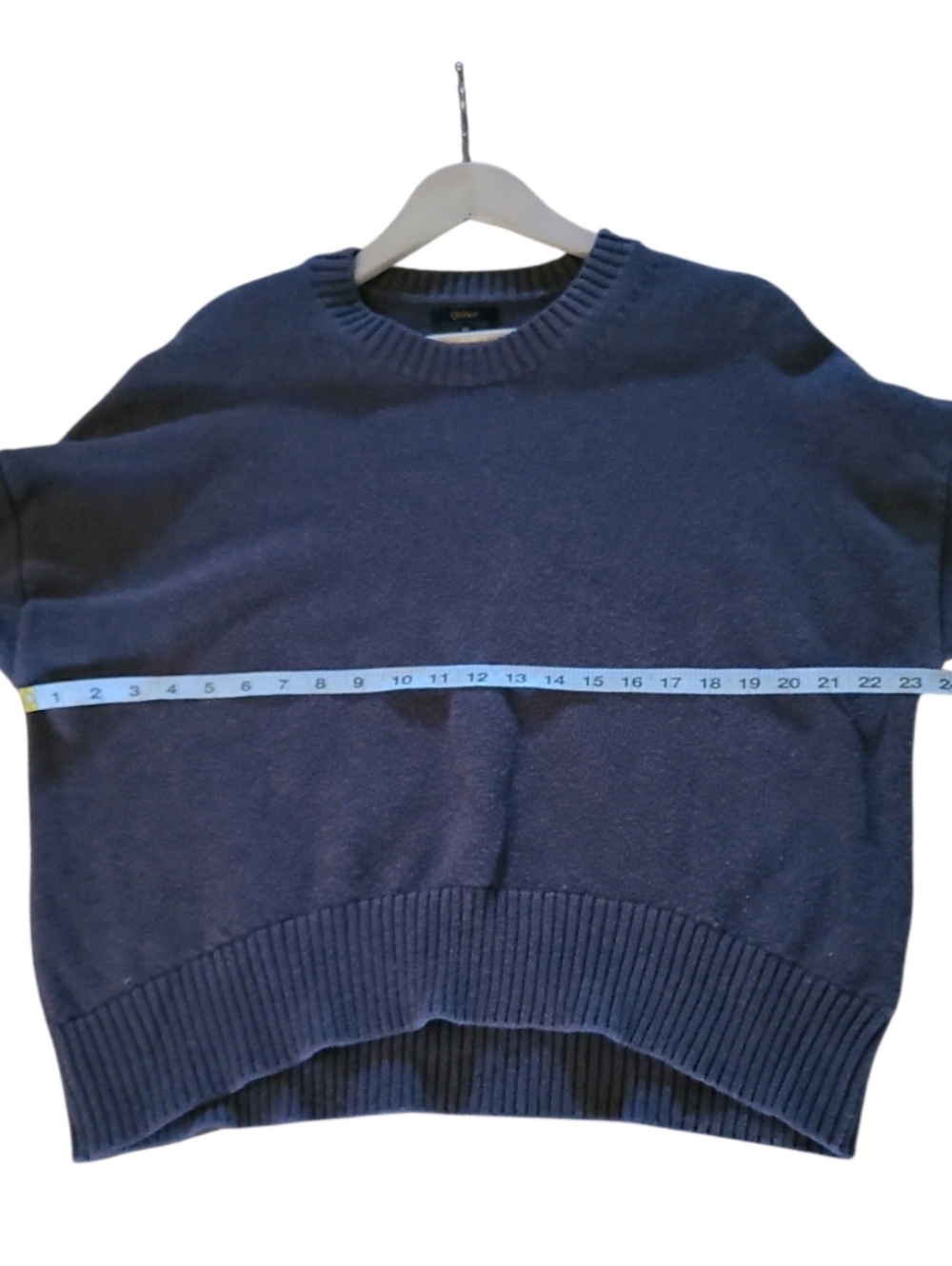 Quince Boyfriend Crew 100%Organic Cotton Sweater Heather Brown - Picture 14 of 16